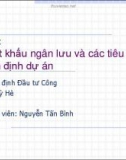 Bài giảng Thẩm định đầu tư công: Bài 2 - Nguyễn Tấn Bình