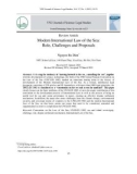 Luật biển Quốc tế hiện đại: Vai trò, thách thức và khuyến nghị