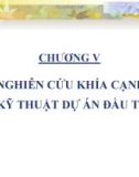 Lập và quản lý dự án đầu tư: Chương 5