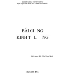 Bài giảng Kinh tế lượng (2016): Phần 2