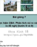 Bài giảng Kinh tế học về kiểm soát ô nhiễm: Chương 7