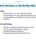 Bài giảng Quản lý dự án: Chương 3 - ThS. Trần Linh Đăng