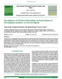 The influence of oil price fluctuations on stock market of developing economies: A focus on Nigeria