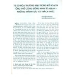 Tự do hóa thương mại trong kế hoạch tổng thể Cộng đồng Kinh tế ASEAN - Những thành tựu và thách thức