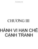 Hành vi hạn chế cạnh tranh