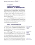 Mobilizing domestic resources for development - Chapter I