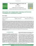 Information and communication technology and electricity consumption in transitional economies