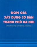 Đơn giá xây dựng cơ bản thành phố Hà Nội: Phần 1