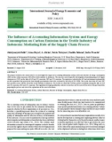 The influence of accounting information system and energy consumption on carbon emission in the textile industry of Indonesia: Mediating role of the supply chain process