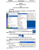 Giáo trình Tin học văn phòng: Phần 1