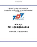 Bài giảng tin học đại cương - trường ĐH Tôn Đức Thắng