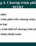 Bài giảng Tin học đại cương: Chương 4 - Chương trình phần mềm MTĐT