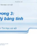 Chương 3: Xử lý bảng tính (bài 4)