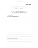 Mẫu hợp đồng thuê quyền sử dụng đất và tài sản gắn liền với đất - Mẫu số 2