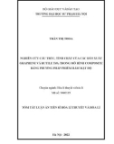 Tóm tắt Luận án Tiến sĩ Hóa lí thuyết và Hóa lí: Nghiên cứu cấu trúc, tính chất của các dẫn xuất graphene và rutile TiO2 trong mô hìnhcompositebằng phương pháp phiếm hàm mật độ