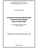 Tóm tắt Luận án Tiến sĩ Ngữ văn: So sánh truyện cổ tích thần kỳ người Khmer Nam Bộ với truyện cổ tích thần kỳ người Việt (một số type và motif cơ bản)