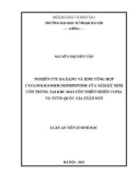 Luận án Tiến sĩ Sinh học: Nghiên cứu đa dạng và sinh tổng hợp Cyclooligomer depsipeptide của nấm ký sinh côn trùng tại Khu Bảo tồn thiên nhiên Copia và Vườn quốc gia Xuân Sơn