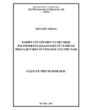 Luận án Tiến sĩ Sinh học: Nghiên cứu lên men và thu nhận polyhydroxyalkanoates từ vi khuẩn phân lập ở một số vùng đất của Việt Nam