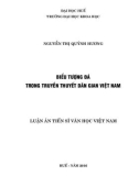 Luận án Tiến sĩ Văn học Việt Nam: Biểu tượng đá trong truyền thuyết dân gian Việt Nam