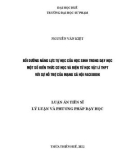 Luận án Tiến sĩ Lý luận và phương pháp dạy học: Bồi dưỡng năng lực tự học của học sinh trong dạy học một số kiến thức Cơ học và Điện từ học Vật lí THPT với sự hỗ trợ của mạng xã hội Facebook