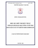 Luận án Tiến sĩ Răng Hàm Mặt: Hiệu quả điều trị phẫu thuật viêm quanh răng mạn tính có hỗ trợ bằng dẫn xuất từ khuôn men – Emdogain