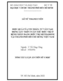 Luận án Tiến sĩ Y tế Công cộng: Hiệu quả của tin nhắn, tư vấn tạo động lực trên tuân thủ điều trị ở bệnh nhân đang điều trị Methadone tại thành phố Hồ Chí Minh, Việt Nam