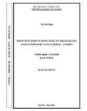 Luận án Tiến sĩ Cơ kỹ thuật: Phân tích tĩnh và động tấm, vỏ thoải hai độ cong Composite nano carbon - áp điện