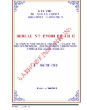 Khóa luận tốt nghiệp: Giải pháp đẩy mạnh chuyển dịch cơ cấu lao động theo ngành theo hướng công nghiệp hóa, hiện đại hóa huyện Krông Năng tỉnh Đăk Lăk