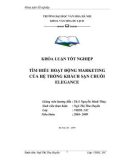 Tóm tắt Khóa luận tốt nghiệp: Tìm hiểu hoạt động marketing của hệ thống khách sạn chuỗi Elegance