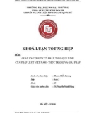 Khóa luận tốt nghiệp: Quản lý Công ty cổ phần theo quy định của pháp luật Việt Nam: Thực trạng và giải pháp