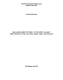 Đề tài nghiên cứu khoa học: Bài giảng điện tử môn 'Lý thuyết galois' theo hướng tích cực hóa nhận thức người học