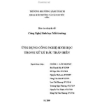 Báo cáo chuyên đề Công nghệ sinh học môi trường: Ứng dụng công nghệ sinh học trong xử lý dầu tràn biển