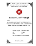 Khóa luận tốt nghiệp: Kinh nghiệm phát triển mô hình Keiretsu ở Nhật Bản, Chaebol ở Hàn Quốc và định hướng cho các tập đoàn kinh tế của Việt Nam