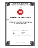 Khóa luận tốt nghiệp: Mô hình tập đoàn kinh tế - hoạt động của tập đoàn dầu khí Việt Nam giai đoạn 2006 - 2008 và xu hướng phát triển