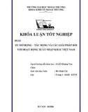 Khóa luận tốt nghiệp: EU mở rộng – tác động và các giải pháp đối với hoạt động xuất nhập khẩu Việt Nam