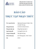 Báo cáo thực tập nhận thức: Ngân hàng Thương mại Cổ phần Á Châu Chi nhánh Văn Lang