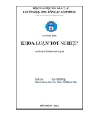 Khóa luận tốt nghiệp Văn hóa du lịch: Hiện trạng, tiềm năng và giải pháp phát triển loại hình du lịch team building ở Hải Phòng