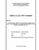 Khóa luận tốt nghiệp: Xu hướng phát triển của thị trường bảo hiểm thế giới và sự ảnh hưởng của nó đến sự phát triển của thị trường bảo hiểm Việt Nam