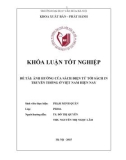 Tóm tắt Khóa luận tốt nghiệp: Ảnh hưởng của sách điện tử tới sách in truyền thống ở Việt Nam hiện nay