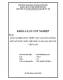 Khóa luận tốt nghiệp: Kinh nghiệm phát triển vận tải hàng không một số nước trên thế giới và bài học đối với Việt Nam