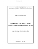 Luận văn Thạc sĩ Chính sách công: Tư nhân hóa chợ truyền thống nghiên cứu trường hợp thành phố Mỹ Tho