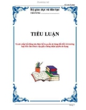 Tiểu luận quản lý nhà nước ngạch chuyên viên: Tranh chấp bất động sản thừa kế là quyền sử dụng đất đối với trường hợp đất chưa được cấp giấy chứng nhận quyền sử dụng