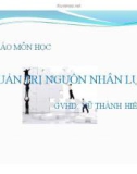 Thuyết trình: Phân tích các yếu tố ảnh hưởng đến đào tạo và phát triển nguồn nhân lực trong tổ chức doanh nghiệp