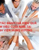 Tiểu luận: Công tác đánh giá hiệu quả làm việc cuối năm tại bệnh viện Hùng Vương