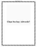 Chọn Seo hay Adwords?