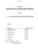 Báo cáo đánh giá tác động môi trường: Sử dụng công nghệ hạt nhân cho mục đích hòa bình (nhóm 1)