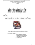 Báo cáo bài tập lớn: Phân tích thiết kế hệ thống