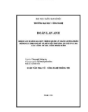 Tóm tắt Luận văn Thạc sĩ Công nghệ thông tin: Khảo sát, đánh giá quy trình quản lý chất lượng phần mềm dựa theo độ đo và đề xuất phương án tối ưu cho các công ty gia công phần mềm