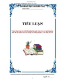 Tiểu luận quản lý nhà nước ngạch chuyên viên: Tăng cường công tác phổ biến pháp luật, giáo dục chính trị tư tưởng, đạo đức cho học sinh, sinh viên, trong các trường Đại học, Cao đẳng, TCCN