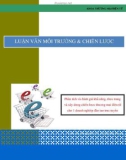 LUẬN VĂN: Phân tích và đánh giá khả năng, thực trạng và xây dựng chiến lược thương mại điện tử cho 1 doanh nghiệp đào tạo trực tuyến